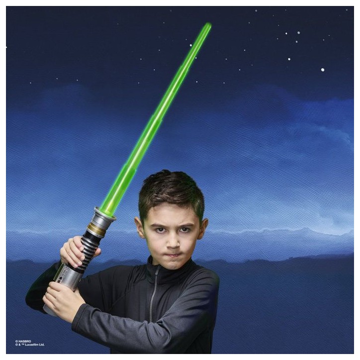 Sabre laser électronique Luke Skywalker a lame verte, déguisement Star Wars, filles et garçons, des 4 ans Sabre laser électronique Luke Skywalker a lame verte, déguisement Star Wars, filles et garçons, des 4 ans