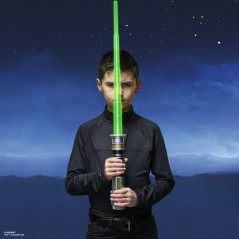 Sabre laser électronique Luke Skywalker a lame verte, déguisement St