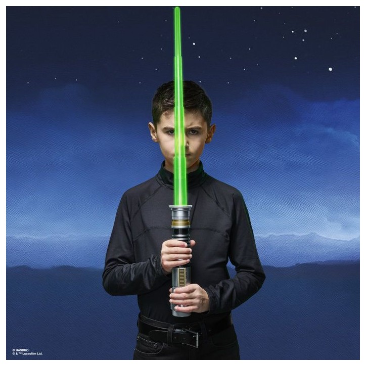 Sabre laser électronique Luke Skywalker a lame verte, déguisement Star Wars, filles et garçons, des 4 ans Sabre laser électronique Luke Skywalker a lame verte, déguisement Star Wars, filles et garçons, des 4 ans