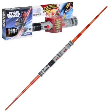 Sabre laser de Dark Maul a double lame électronique de Star Wars, sab