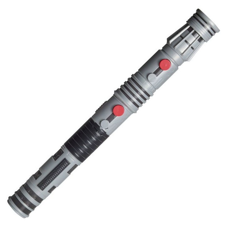 Sabre laser de Dark Maul a double lame électronique de Star Wars, sabre laser rouge sous licence officielle, convient aux dégu Sabre laser de Dark Maul a double lame électronique de Star Wars, sabre laser rouge sous licence officielle, convient aux dégu