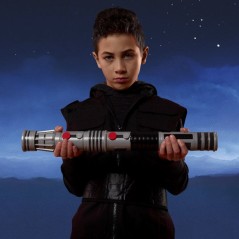 Sabre laser de Dark Maul a double lame électronique de Star Wars, sab