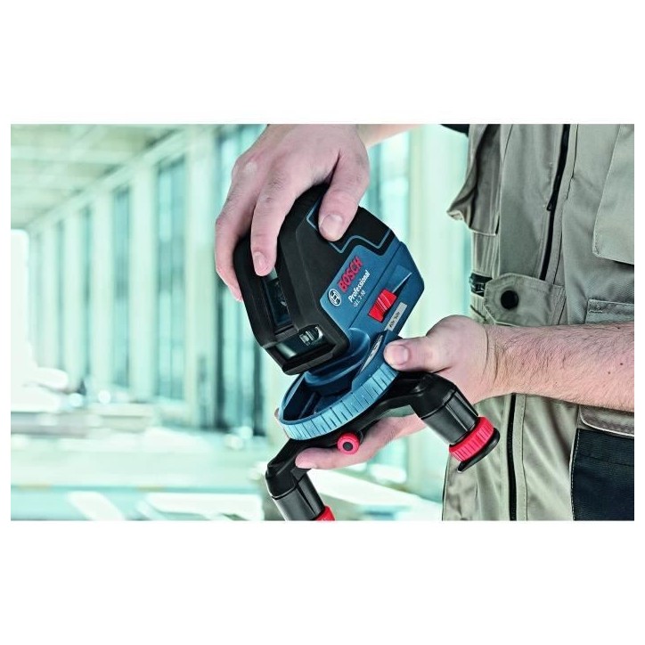 Laser ligne polyvalent - BOSCH PROFESSIONAL - GLL 3-50 - Batterie - Angle et niveau - Portée 50 m