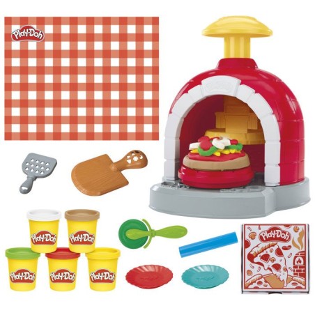 PLAY-DOH - G29215L0 - Play-Doh Coffret Four a pizzas tournant - Multicolore