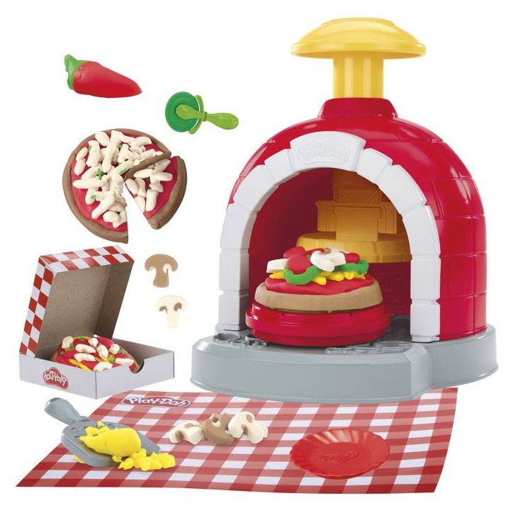 PLAY-DOH - G29215L0 - Play-Doh Coffret Four a pizzas tournant - Multicolore
