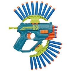 Nerf Rebel Ops Ammohawk, blaster avec 2 accessoires et 20 fléchettes en mousse Nerf, des 8 ans