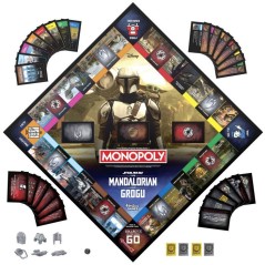 Monopoly The Mandalorian and Grogu, jeu de plateau, inspiré du film,