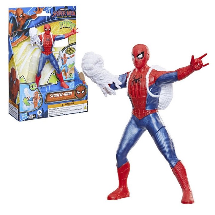 Figurine électronique Spiderman 15 cm avec effets sonores, jouets de super-héros pour enfants , Marvel Studios SpiderMan des Figurine électronique Spiderman 15 cm avec effets sonores, jouets de super-héros pour enfants , Marvel Studios SpiderMan des