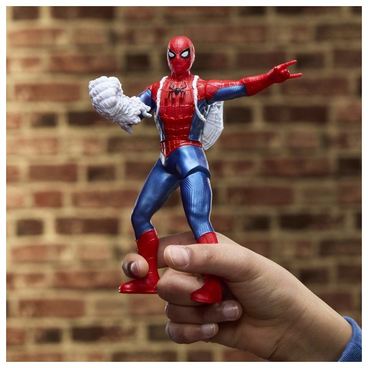 Figurine électronique Spiderman 15 cm avec effets sonores, jouets de super-héros pour enfants , Marvel Studios SpiderMan des Figurine électronique Spiderman 15 cm avec effets sonores, jouets de super-héros pour enfants , Marvel Studios SpiderMan des