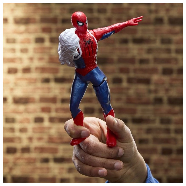 Figurine électronique Spiderman 15 cm avec effets sonores, jouets de super-héros pour enfants , Marvel Studios SpiderMan des Figurine électronique Spiderman 15 cm avec effets sonores, jouets de super-héros pour enfants , Marvel Studios SpiderMan des