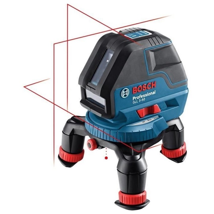 Niveau laser lignes Bosch Professional GLL 3-50 sans fil - 0601063802 Niveau laser lignes Bosch Professional GLL 3-50 sans fil - 0601063802