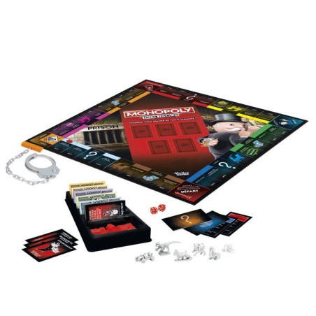 Monopoly : édition Tricheurs, jeu de plateau familial amusant pour enfants ados et adultes, 2 a 6 joueurs, a partir de 8 ans