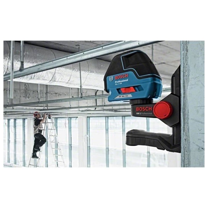 Niveau laser lignes Bosch Professional GLL 3-50 sans fil - 0601063802 Niveau laser lignes Bosch Professional GLL 3-50 sans fil - 0601063802