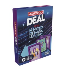 Monopoly Deal : KPop Demon Hunters, jeu de cartes familial pour enfan