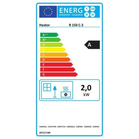 Poele a pétrole - HEATOR - R150C-2 - 2,0 kW - Autonomie 20h - Rayonnement infrarouge - Surfaces d'environ 13 a 31 m²