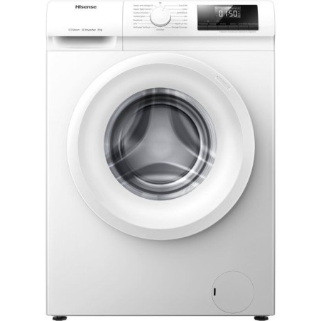 Lave-linge hublot HISENSE WFLE8014EVM - 8 kg - Induction - 1400 trs/mi