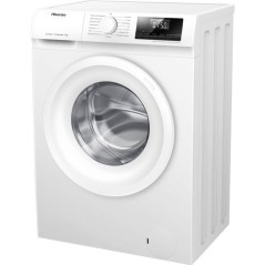 Lave-linge hublot HISENSE WFLE8014EVM - 8 kg - Induction - 1400 trs/min - Classe A - Vapeur - Quick wash - Blanc