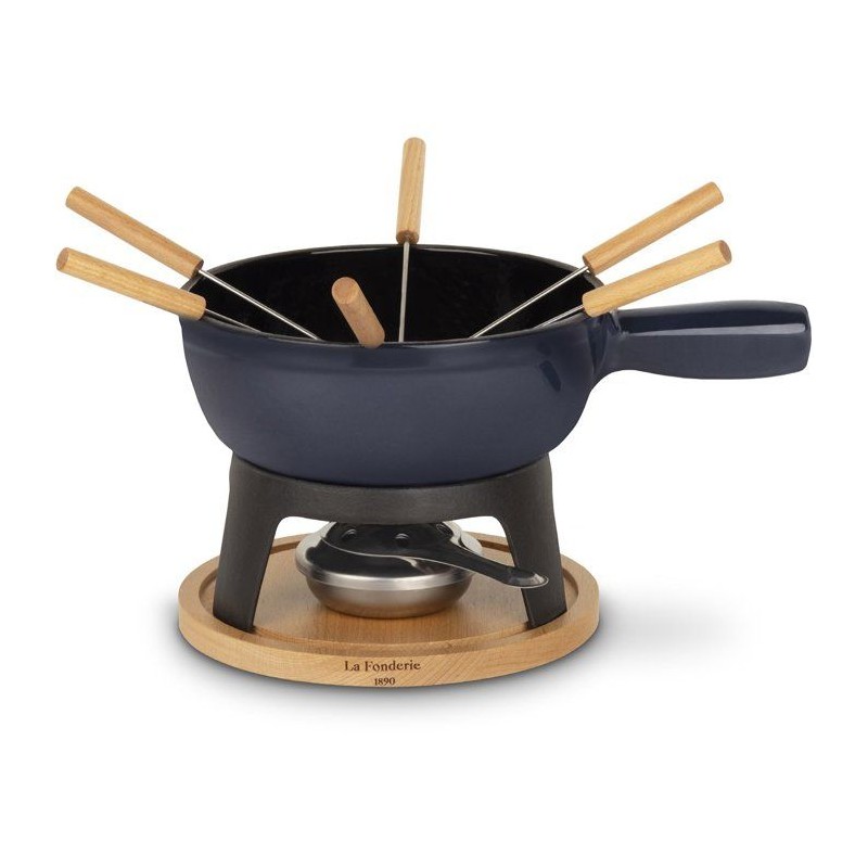Fondue en fonte émaillée - LA FONDERIE 1890 - MONT JOUX - 1,8 L - 6