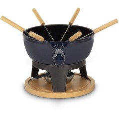 Fondue en fonte émaillée - LA FONDERIE 1890 - MONT JOUX - 1,8 L - 6