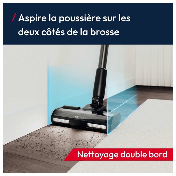 Aspirateur balai sans fil - HOOVER HF1M10HX - 70 AW - Autonomie 50 min - Tube flexible