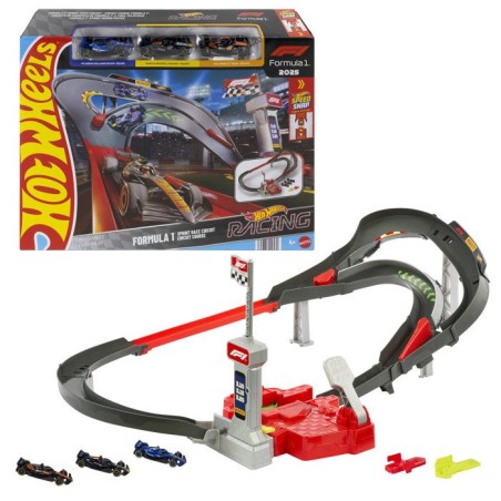 Coffret circuit - HOT WHEELS - Circuit Course F1 - 3 véhicules 1/64 i