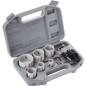 Coffret de 9 pieces de scies trépans bimétal HSS pour électricien - BOSCH Coffret de 9 pieces de scies trépans bimétal HSS pour électricien - BOSCH