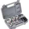 Coffret de 9 pieces de scies trépans bimétal HSS pour électricien -