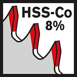 Coffret de 9 pieces de scies trépans bimétal HSS pour électricien -