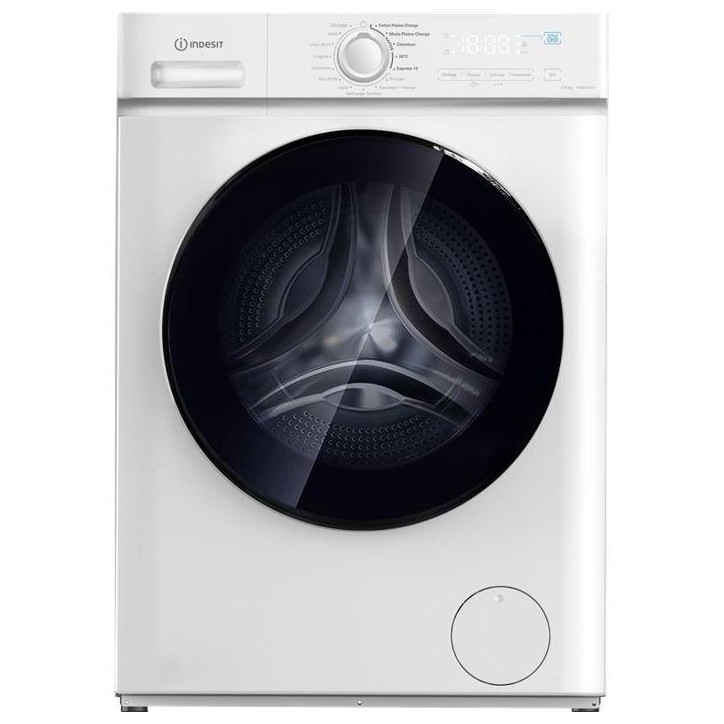Lave-linge séchant INDESIT - 7 / 5 kg - Induction - L60cm - 1400 tr/min - Push&Go - Blanc Lave-linge séchant INDESIT - 7 / 5 kg - Induction - L60cm - 1400 tr/min - Push&Go - Blanc
