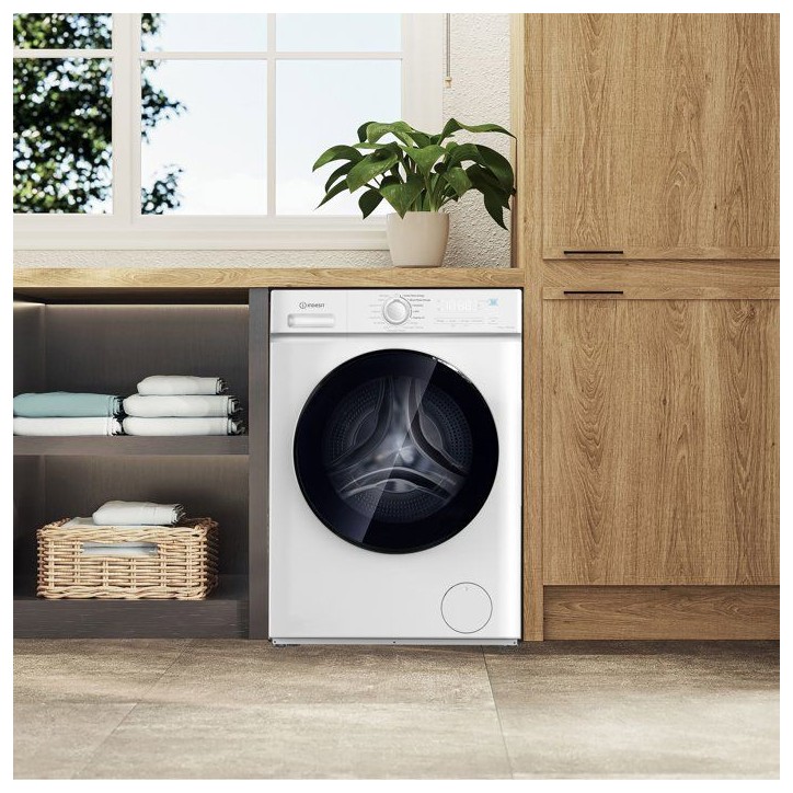 Lave-linge séchant INDESIT - 7 / 5 kg - Induction - L60cm - 1400 tr/min - Push&Go - Blanc Lave-linge séchant INDESIT - 7 / 5 kg - Induction - L60cm - 1400 tr/min - Push&Go - Blanc