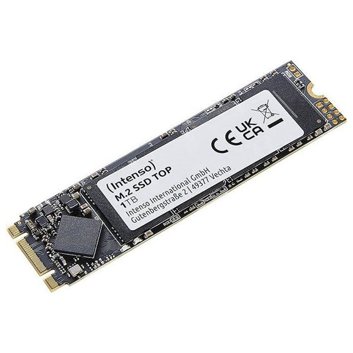 INTENSO - Top - SSD Interne - 1 To - M.2 SATA III 6 Gb/s - Vitesse de lecture jusqu'a 520 Mo/s INTENSO - Top - SSD Interne - 1 To - M.2 SATA III 6 Gb/s - Vitesse de lecture jusqu'a 520 Mo/s