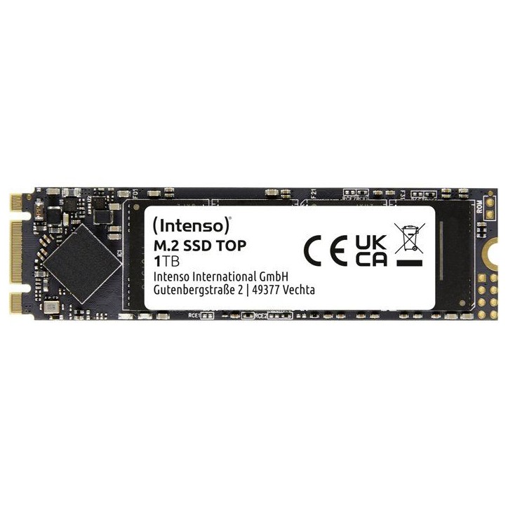 INTENSO - Top - SSD Interne - 1 To - M.2 SATA III 6 Gb/s - Vitesse de lecture jusqu'a 520 Mo/s INTENSO - Top - SSD Interne - 1 To - M.2 SATA III 6 Gb/s - Vitesse de lecture jusqu'a 520 Mo/s