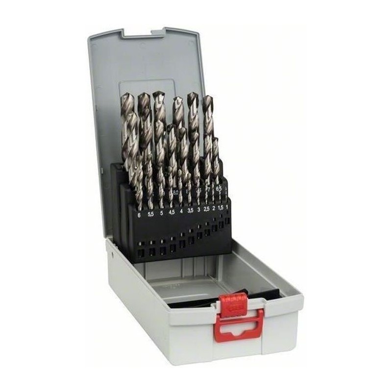 Forets a métaux rectifiés HSS-G - BOSCH - Assortiment ProBox de 25 - Forets a métaux rectifiés HSS-G - BOSCH - Assortiment ProBox de 25 -