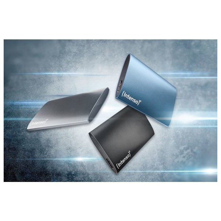 Disque dur SSD externe - INTENSO - PREMIUM - 1 To - Gris