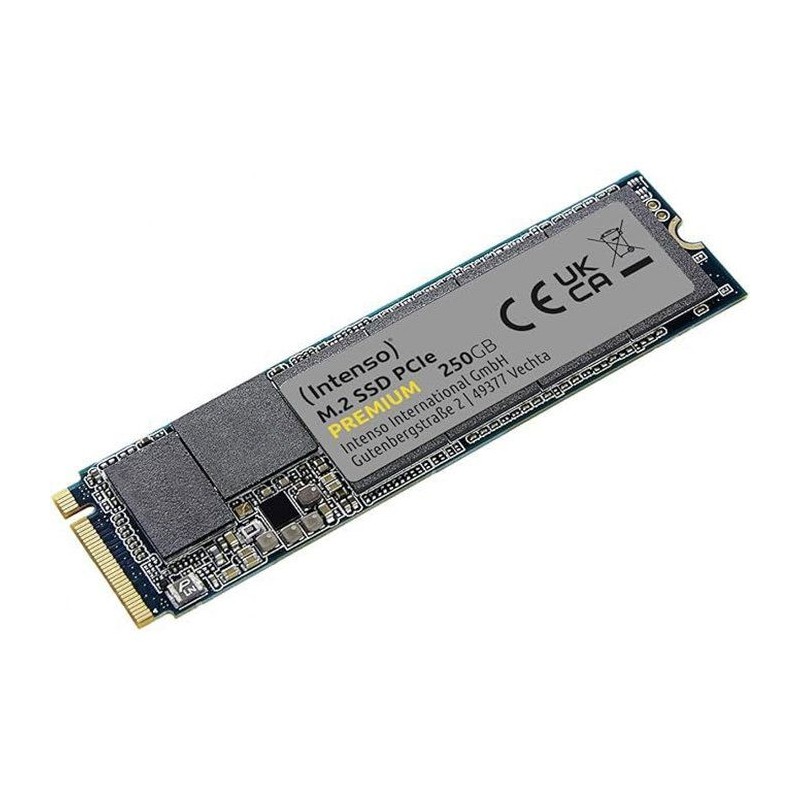 INTENSO - Premium - SSD Interne - 250 Go - NVMe M.2 PCIe Gen 3x4 - Vit