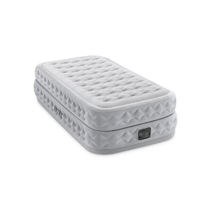 Matelas gonflable INTEX - 64488ND - Supreme Air Flow - 1,91 x 0,99 x 0,51 m - 1 personne - Intérieur - Gonflage électrique int