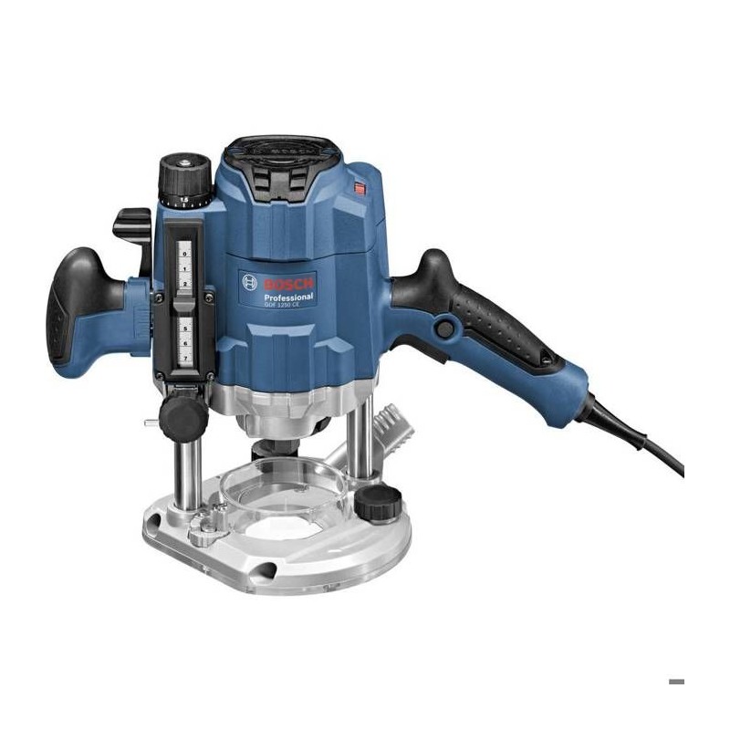 Defonceuse Bosch Professional GOF 1250 CE dans L-BOXX paliers de 1/10m Defonceuse Bosch Professional GOF 1250 CE dans L-BOXX paliers de 1/10m