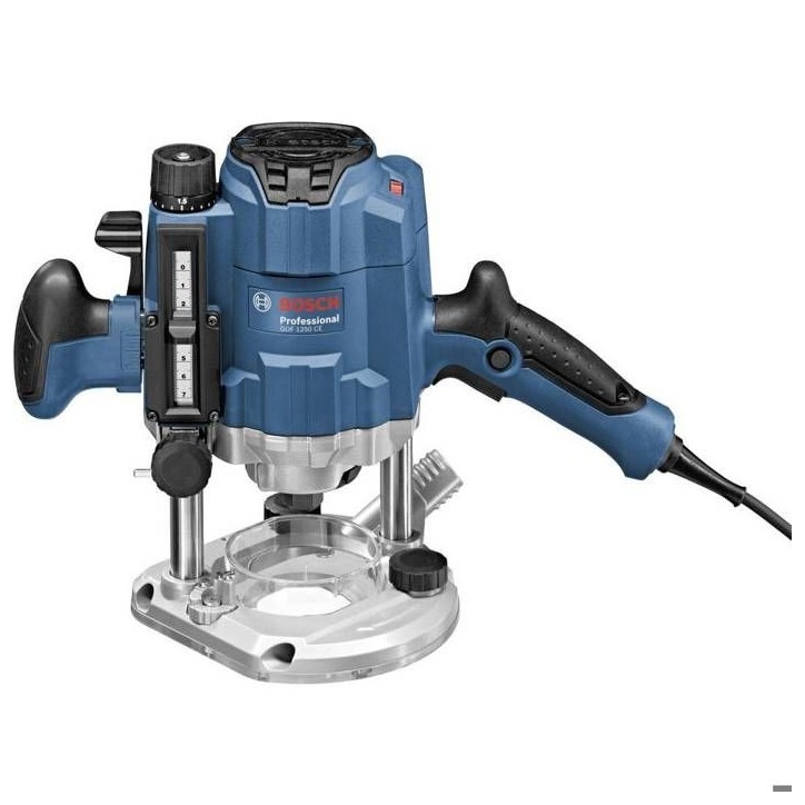 Defonceuse Bosch Professional GOF 1250 CE dans L-BOXX paliers de 1/10mm - 0601626001
