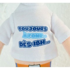 Peluche Gaston Lagaffe - Lot de 3 - Messages - 30 cm - JEMINI