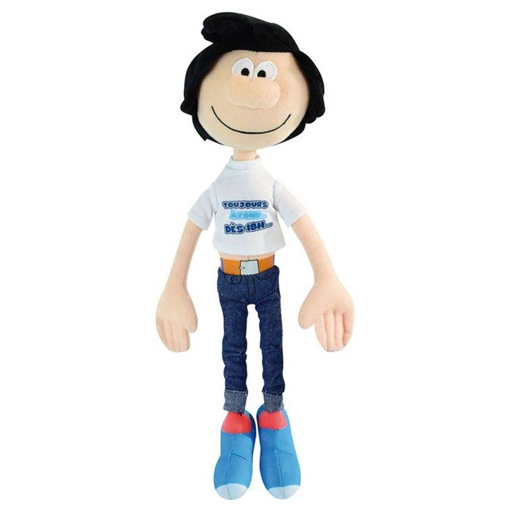 Peluche Gaston Lagaffe - Lot de 3 - Messages - 30 cm - JEMINI