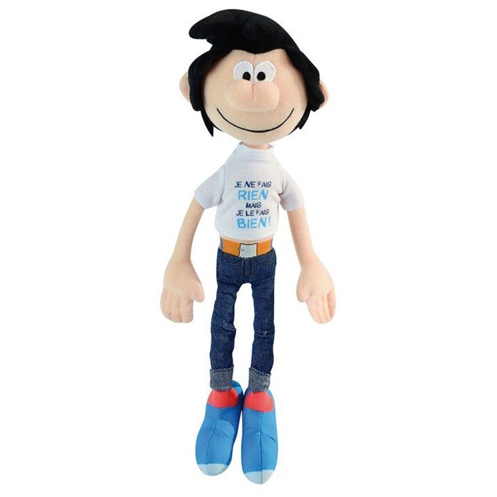 Peluche Gaston Lagaffe - Lot de 3 - Messages - 30 cm - JEMINI
