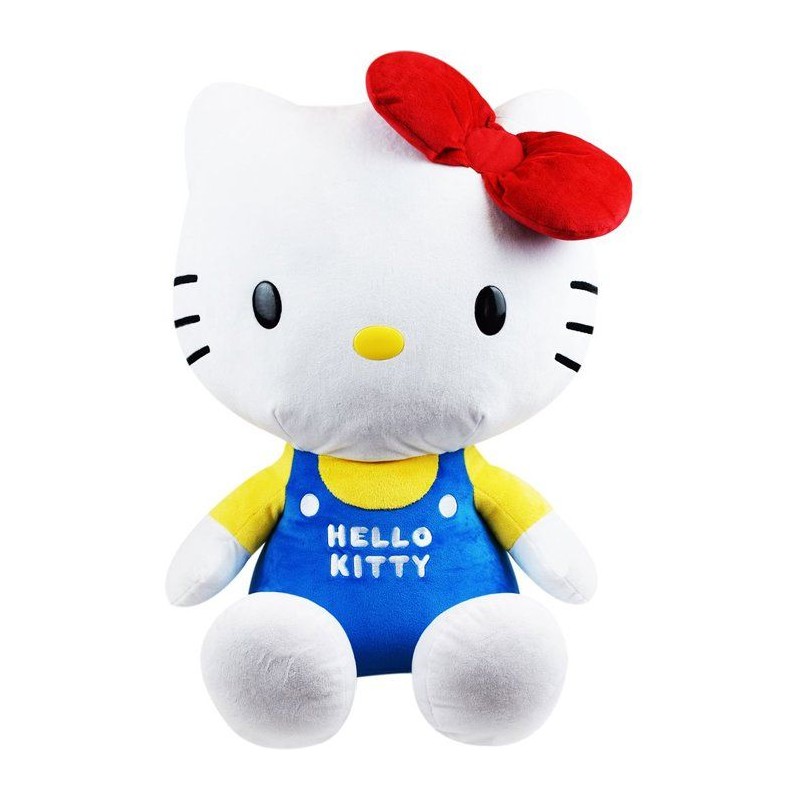 Peluche géante XXL - Hello Kitty - JEMINI - 65 cm - Ultra douce - Lav