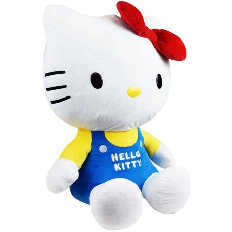 Peluche géante XXL - Hello Kitty - JEMINI - 65 cm - Ultra douce - Lavable en machine