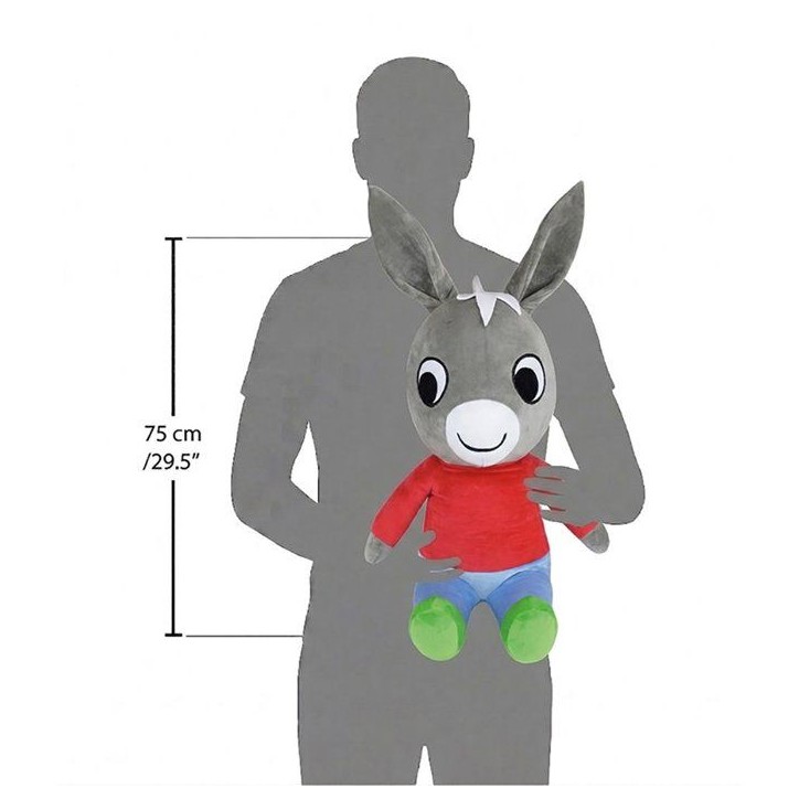 Peluche géante XXL - Trotro - JEMINI - 65 cm - Grande taille - Lavable en machine Peluche géante XXL - Trotro - JEMINI - 65 cm - Grande taille - Lavable en machine