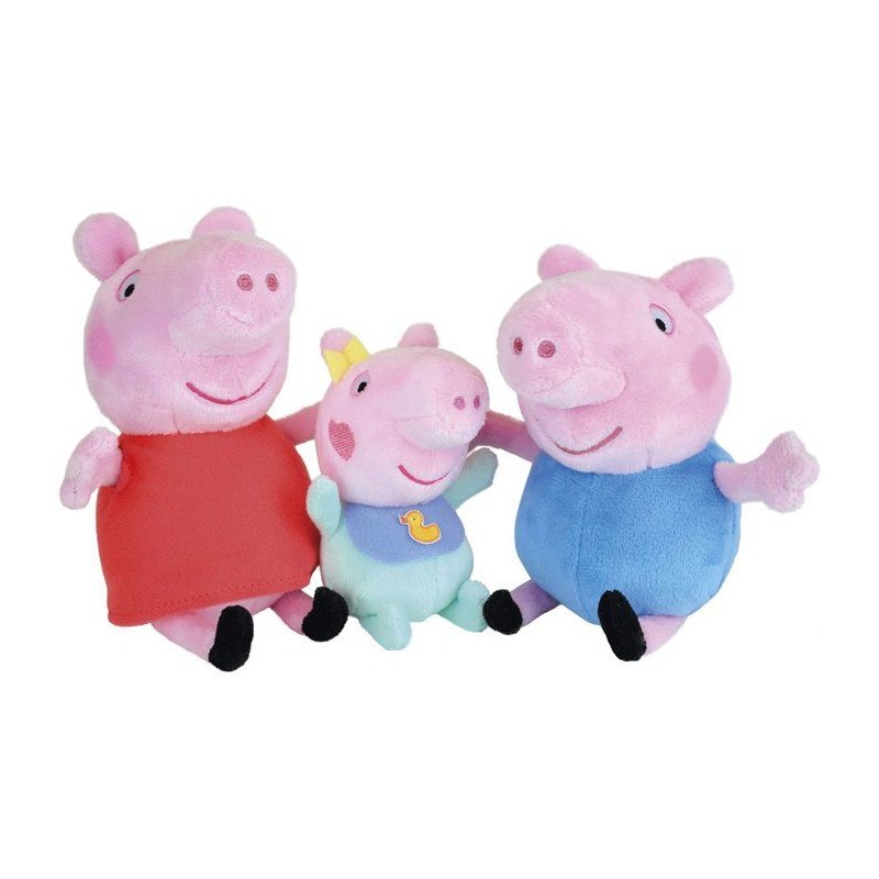 Coffret de peluches - Peppa Pig - JEMINI - Peppa, Georges et Evie - 3