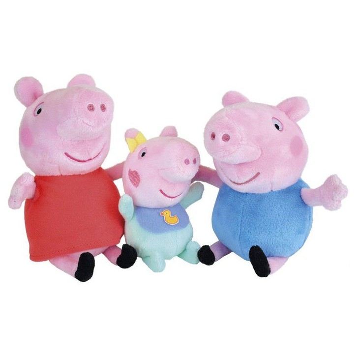 Coffret de peluches - Peppa Pig - JEMINI - Peppa, Georges et Evie - 3 personnages - Des la naissance