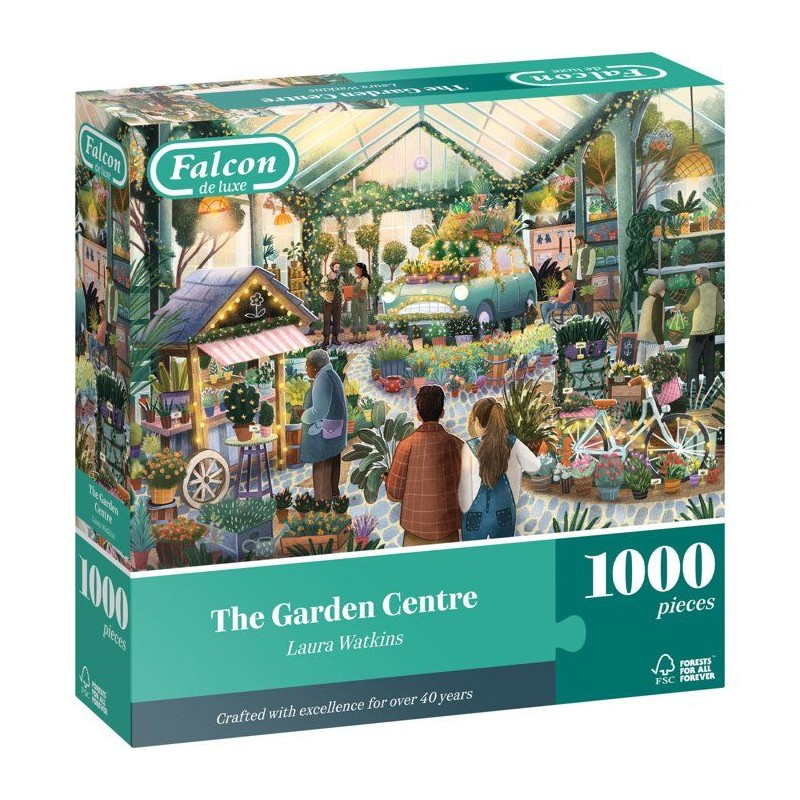 Puzzle - JUMBO - FALCON - The Garden Centre - 1000 pieces - Des 12 ans