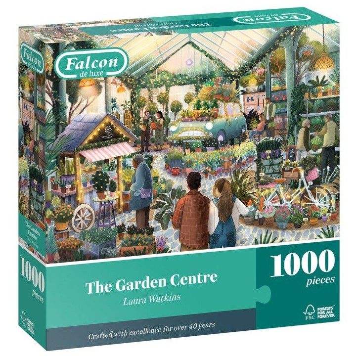 Puzzle - JUMBO - FALCON - The Garden Centre - 1000 pieces - Des 12 ans