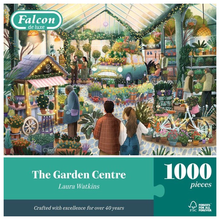 Puzzle - JUMBO - FALCON - The Garden Centre - 1000 pieces - Des 12 ans