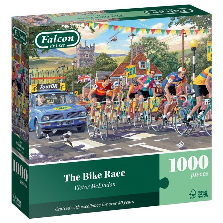 Puzzle - JUMBO - FALCON - The bike race - 1000 pieces - Des 12 ans